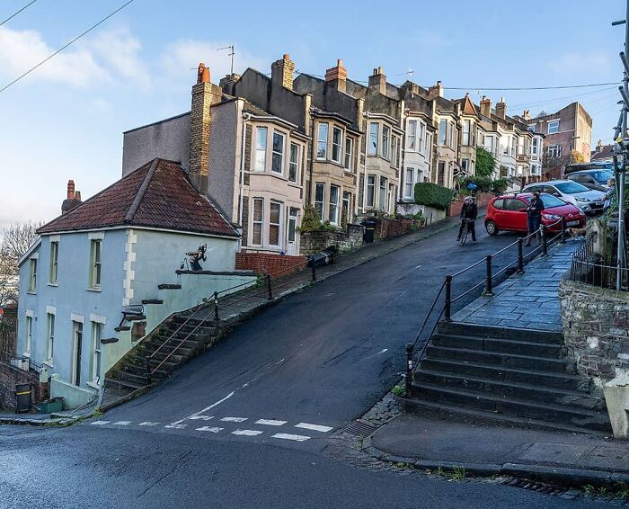 Banksy Ends 2020 With A COVID-19 Message In Bristol, England Banksy Ends 2020 With A COVID-19 Message In Bristol, England