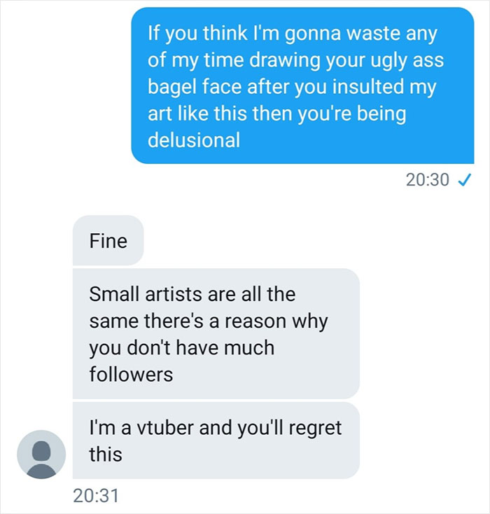 Artist Shames This Client Who Wanted To Pay Her With Likes Instead Of Money Artist Shames This Client Who Wanted To Pay Her With Likes Instead Of Money