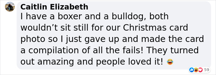 Dog Shamelessly Photobombs Every Single Family Christmas Pic, Ends Up Creating The Perfect Christmas Card