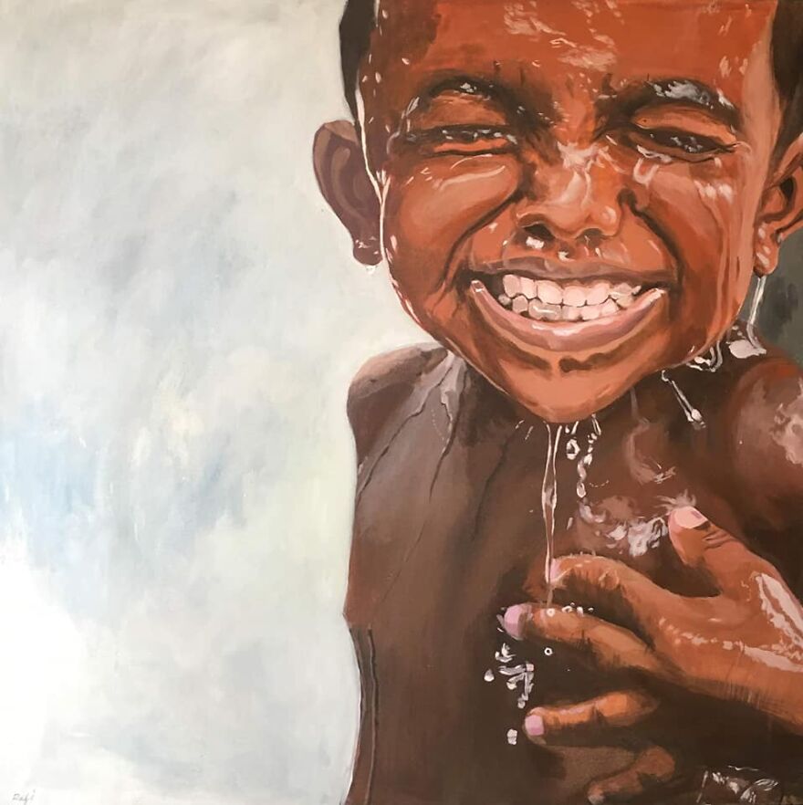 I Spend 30-40 Hours To Complete Each Painting.