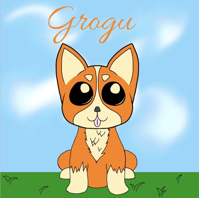 Don’t Really Draw Much But I Named Him After Baby Yoda, Hope You Like It!