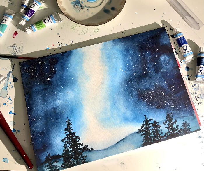 Watercolour Winter