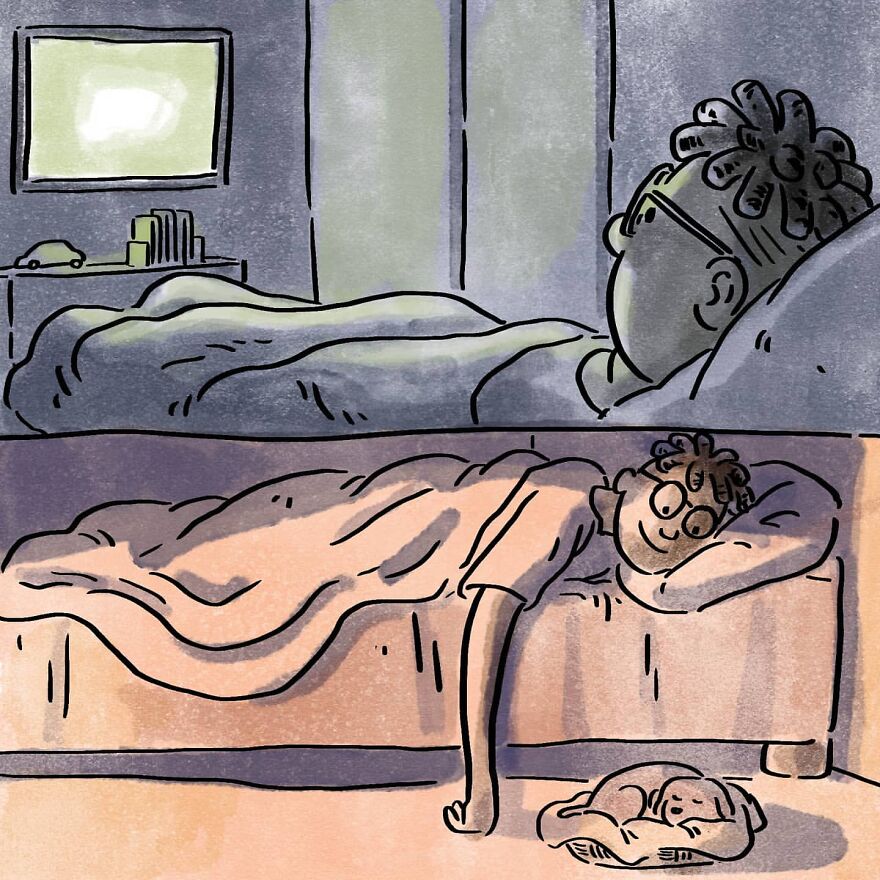 Artist's Comic "The Choice" Shows Two Different Outcomes That Come From Choosing To Have Or Not To Have A Dog Artist's Comic "The Choice" Shows Two Different Outcomes That Come From Choosing To Have Or Not To Have A Dog