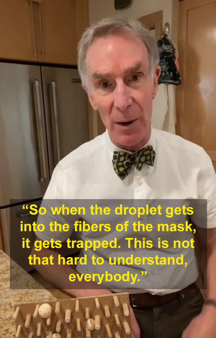 Bill Nye Perfectly Shuts Down Anti-Maskers' Fake Science On Why Masks Don't Work