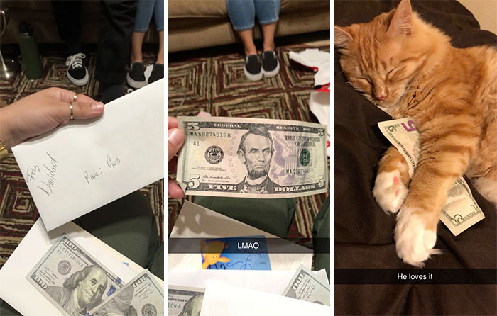 Christmas Presents For His Grandcat