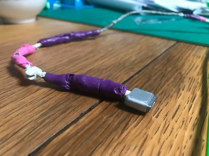 "Geez I Lost My Charger, Welp I Guess It's Time To Take The Danger Wire Out Of The Drawer"