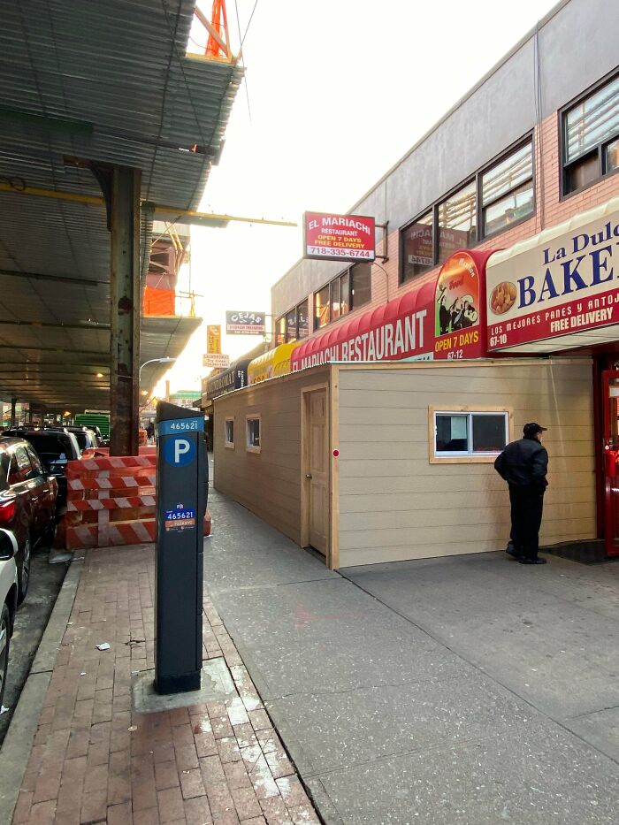Winter Outdoor Dining Enclosure, Aka Indoors, We’ve Come Full Circle