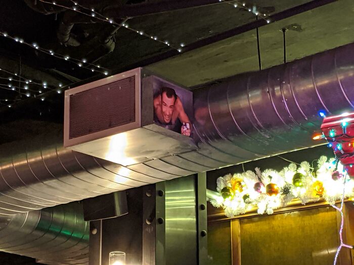 This John McClane Christmas Decoration Found In NYC!