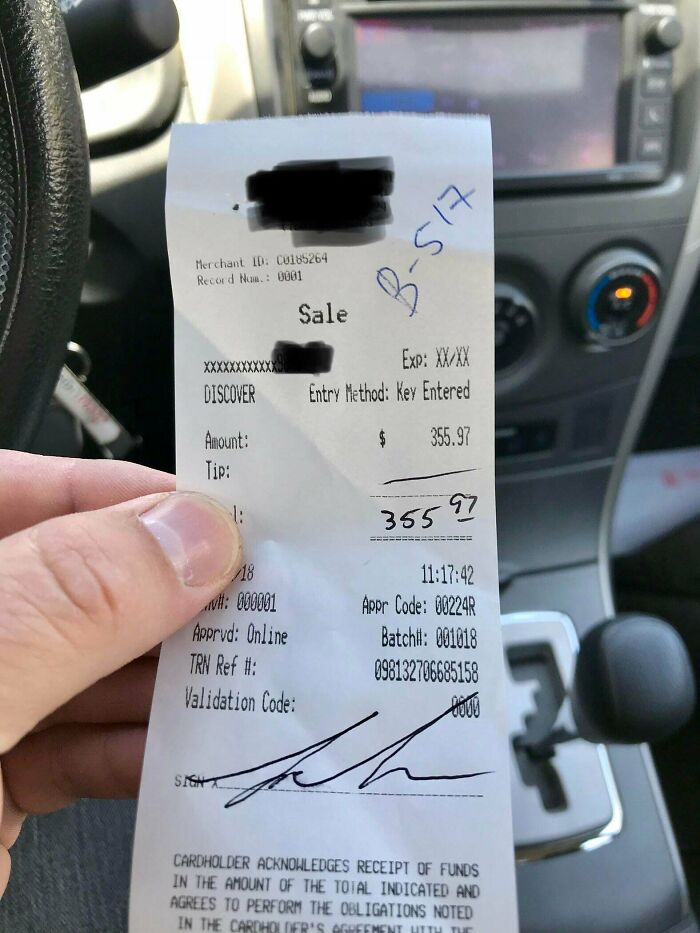 Bmw Dealership Orders Once A Month, And I’m The Lucky Guy Who Gets To Deliver Their Order. They Have Never Tipped Me Once. I Guess Trashy Comes In All Shapes And Forms