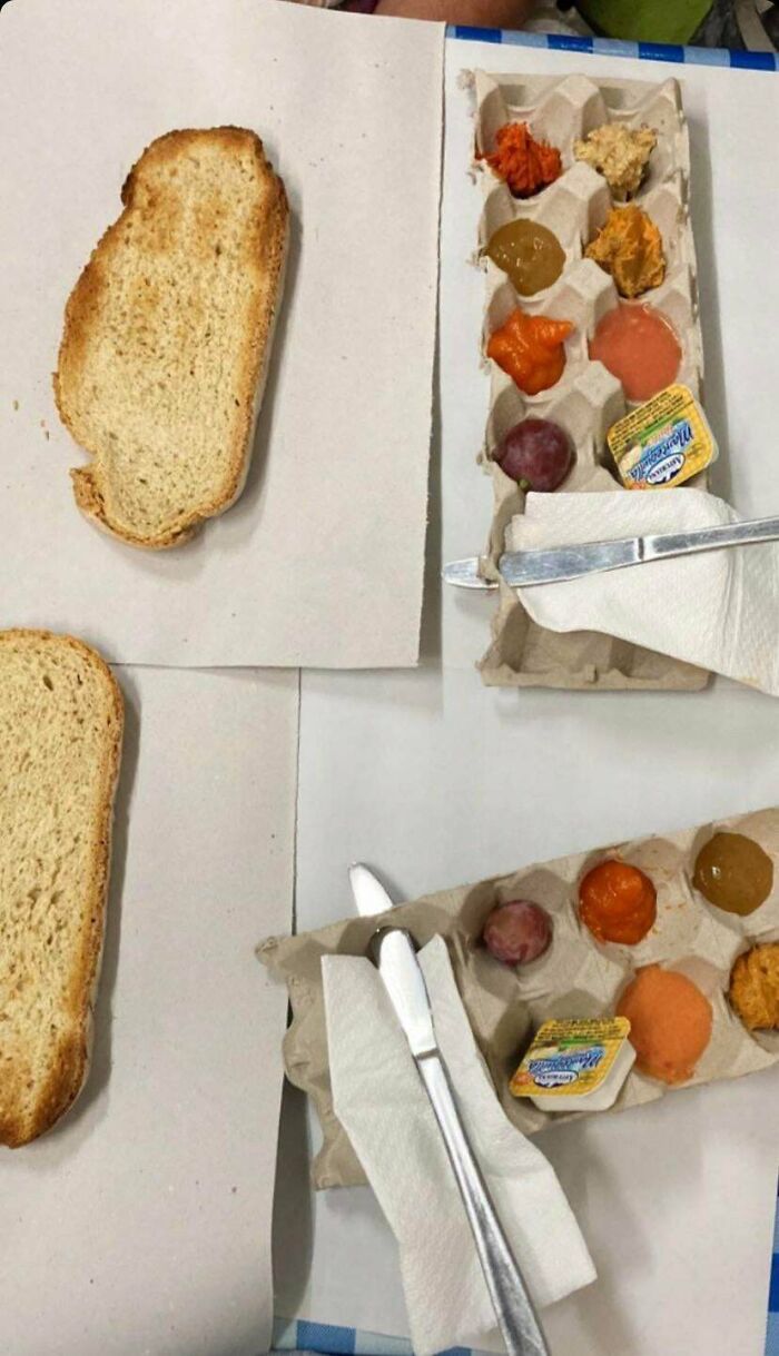 Interesting Way To Eat Bread In Andalucía, Spain