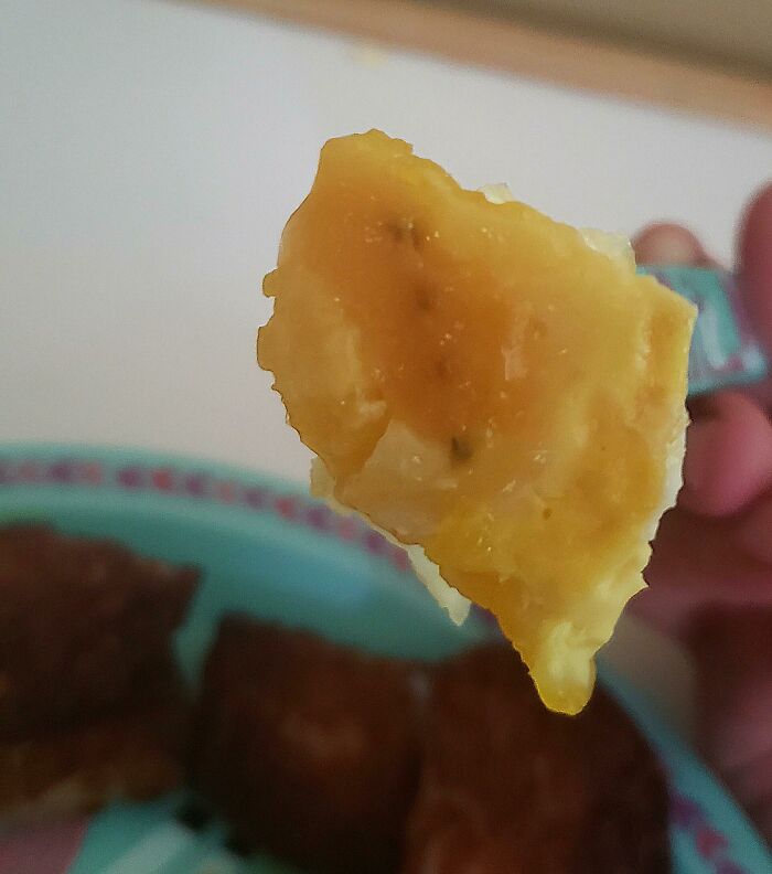 My Kid Won't Eat Her Eggs Because They Have "Dark Spots". Yeah, That's The Fork