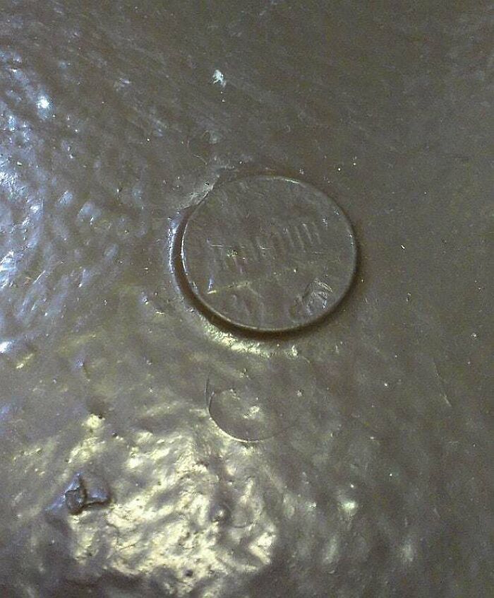 Landlord Painted Over A Penny