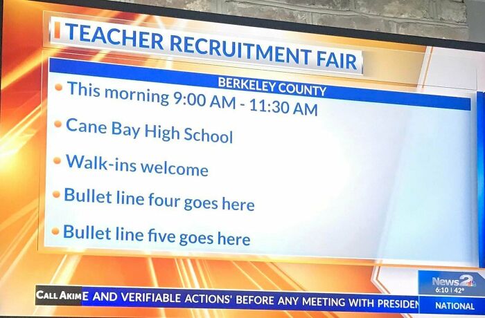 Finished Those Bullet Points, Boss