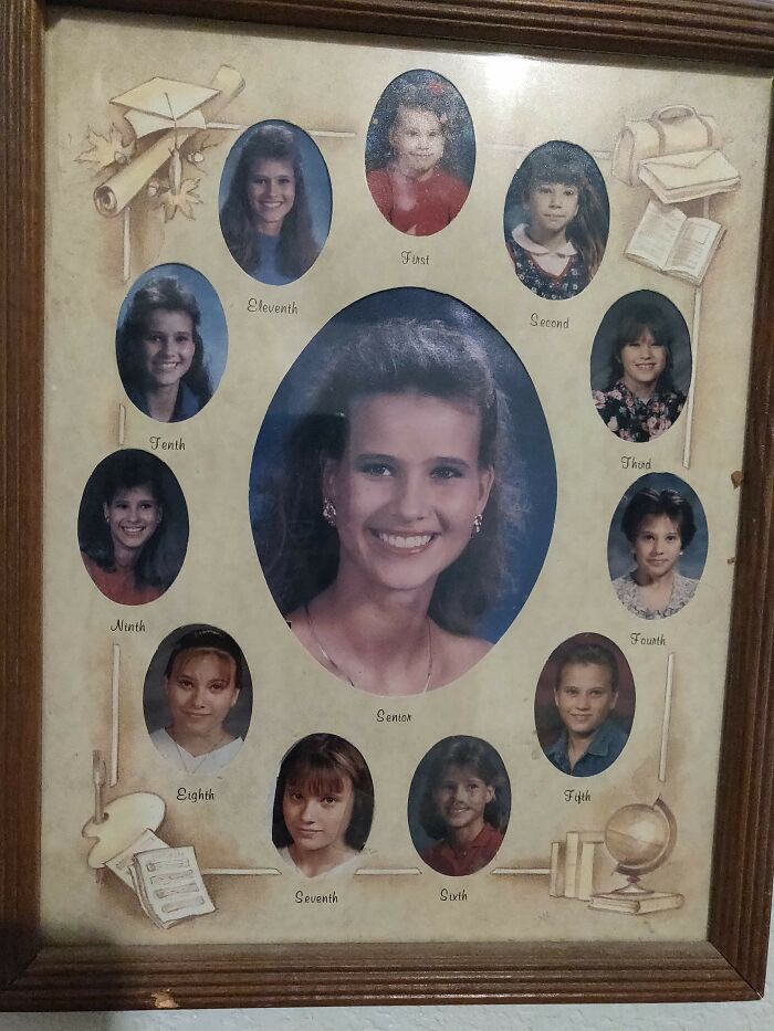 My Mom Only Replaced Half The Picture Wheel. 1,2,3,4,5,7, & 8 Are Me. The Rest Are Stock Pictures