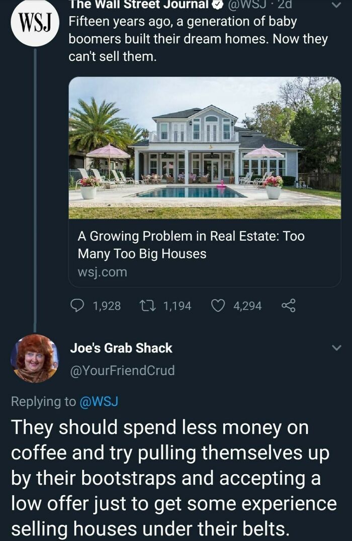 "Millenials Are Killing The Big House Market"