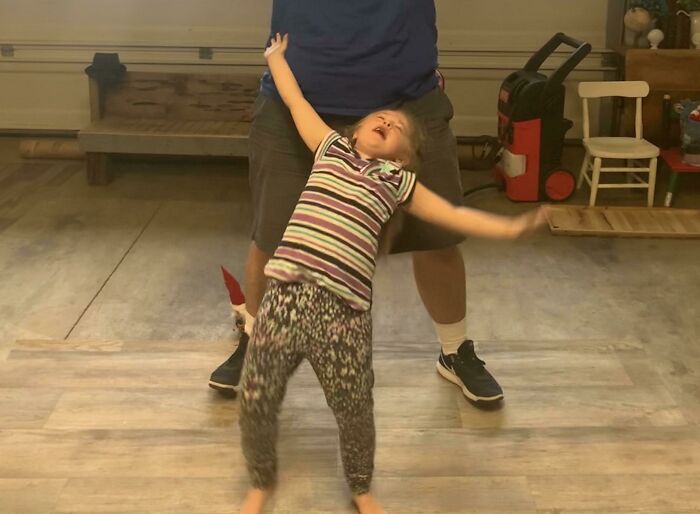 My Daughter Stepping On A LEGO