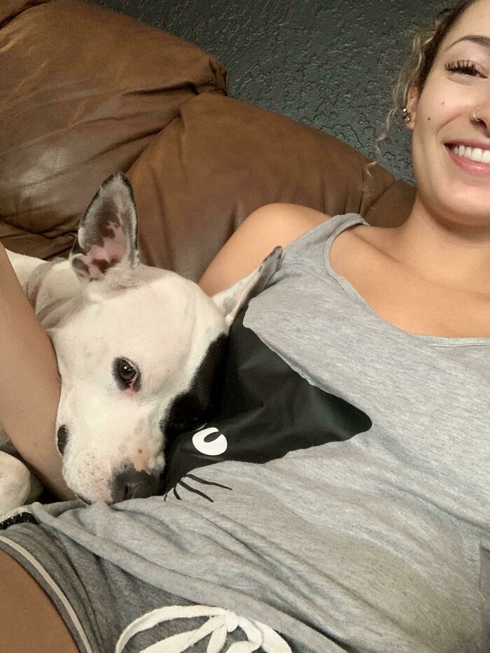 My Shirt Lines Up Perfectly With This Dog
