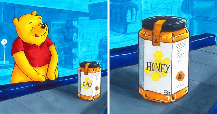My 29 New Illustrations Show What Famous Characters Would Buy At The Supermarket