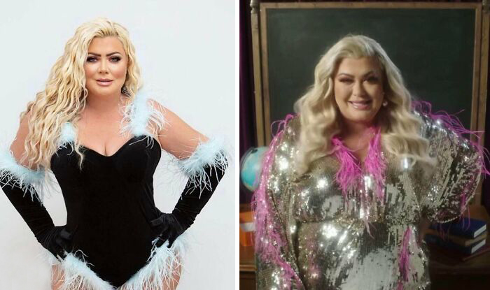 Post For Her Own Clothing Company vs. Still From A Sponsored Ad Video. Both Posted On The Same Day