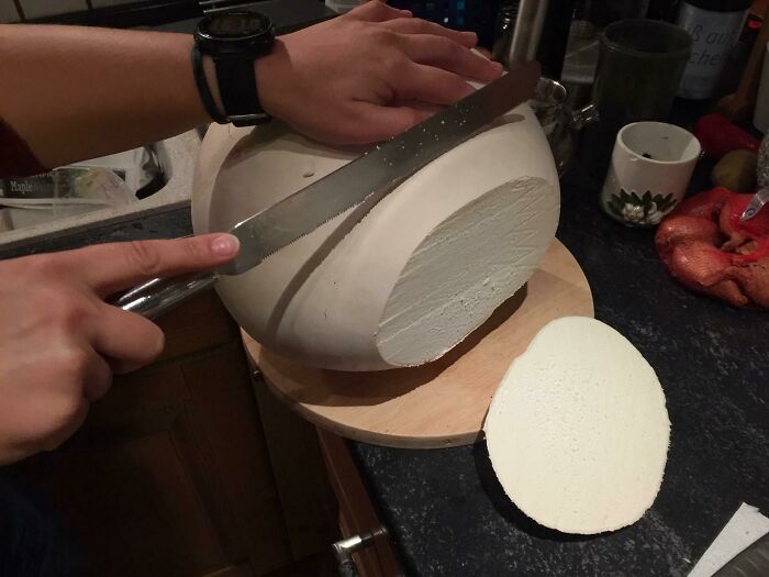 Giant Puffball Mushroom My Sister Found In The Woods