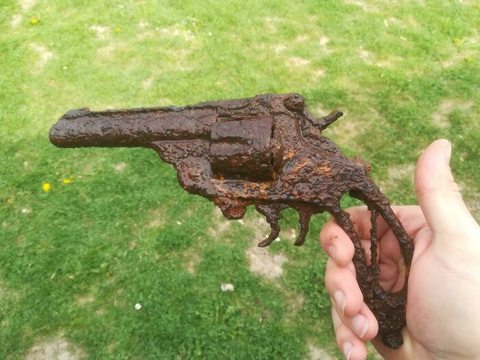 I Find A Revolver While Digging In My Backyard