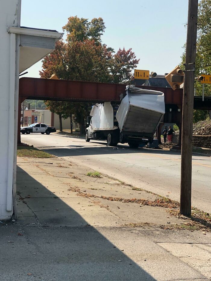 Strikes Again! Outside My Office