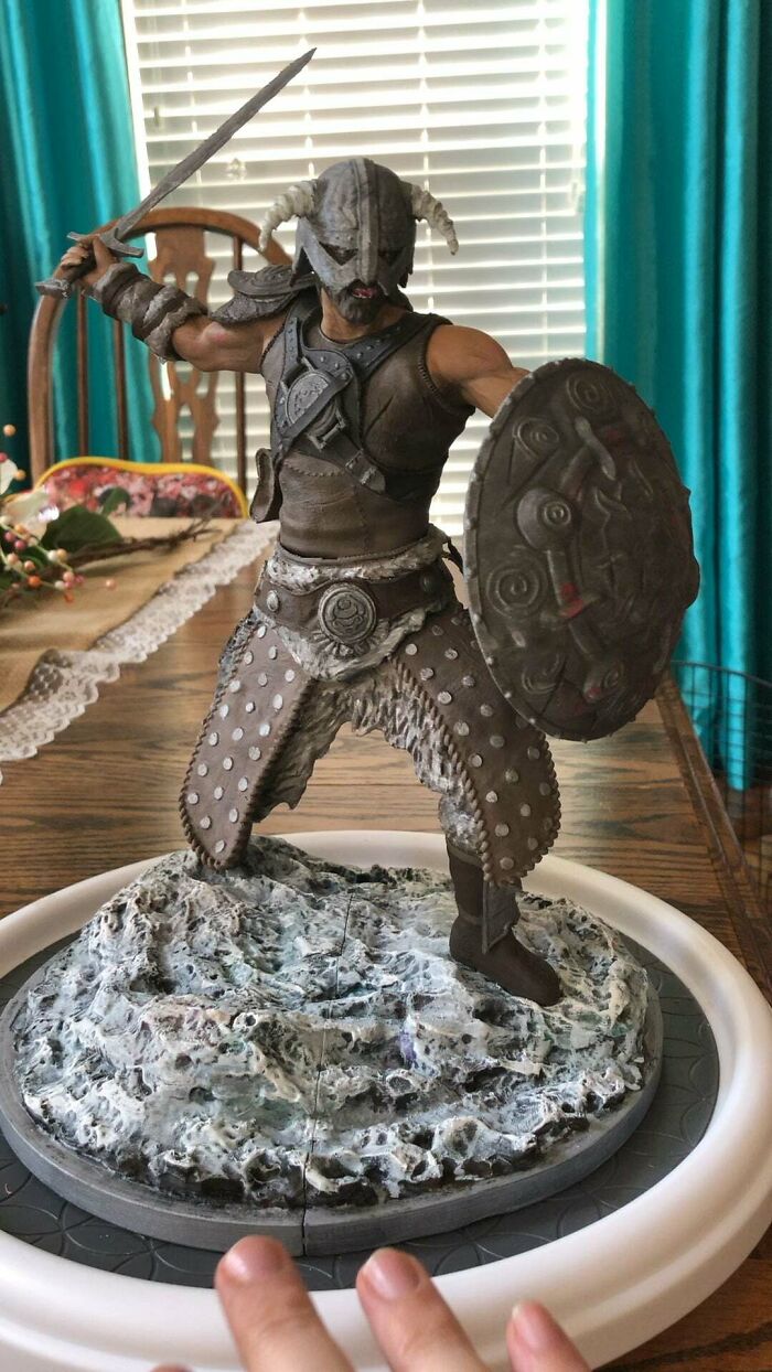 3D printed warrior statue 