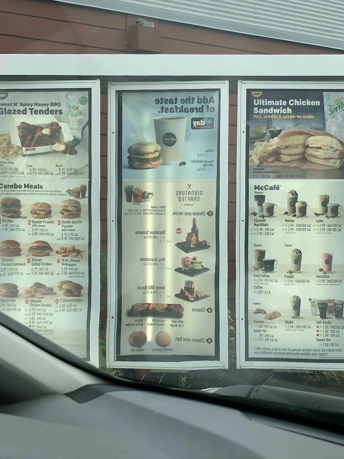 I Put Up The Menu, Boss