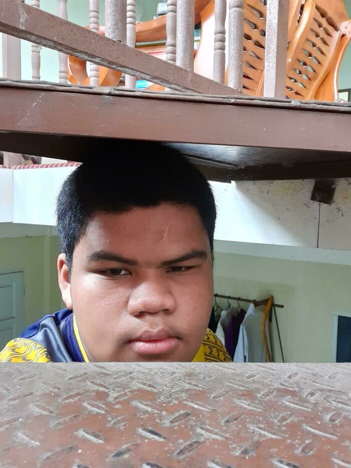 The Spiral Stairs At My House. I'm Barely 5'7"