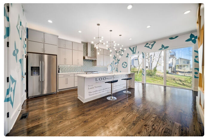 Who Doesn't Want To Think About Luggage Over Breakfast? The Entire House Is Luxury Brand Themed. Also: They Mispronounced "Louis Vuitton"