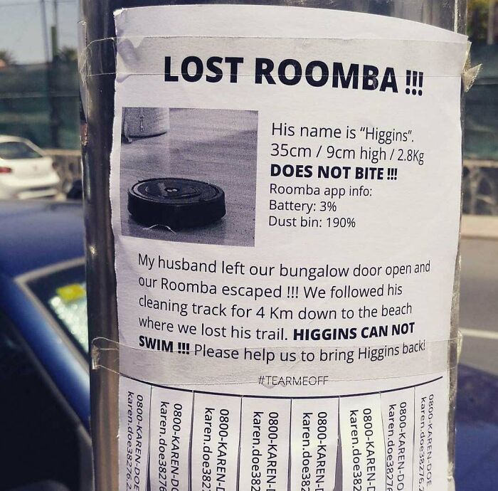 Roomba On The Run!