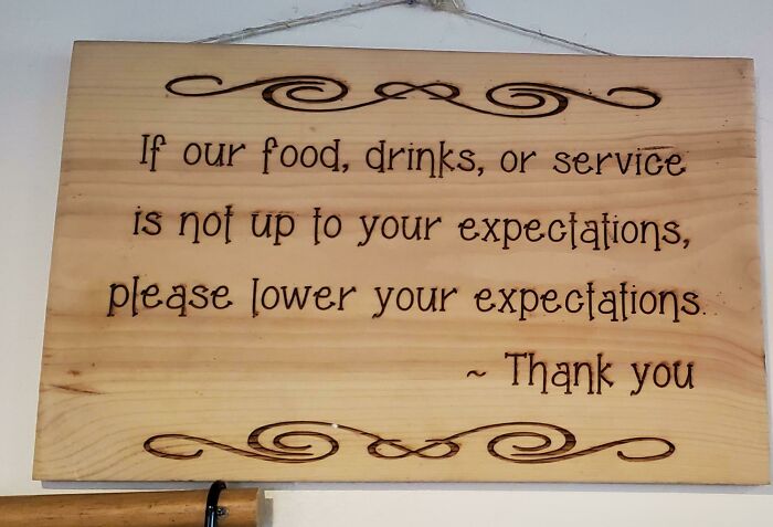 At The Bar I Work At. I Love It