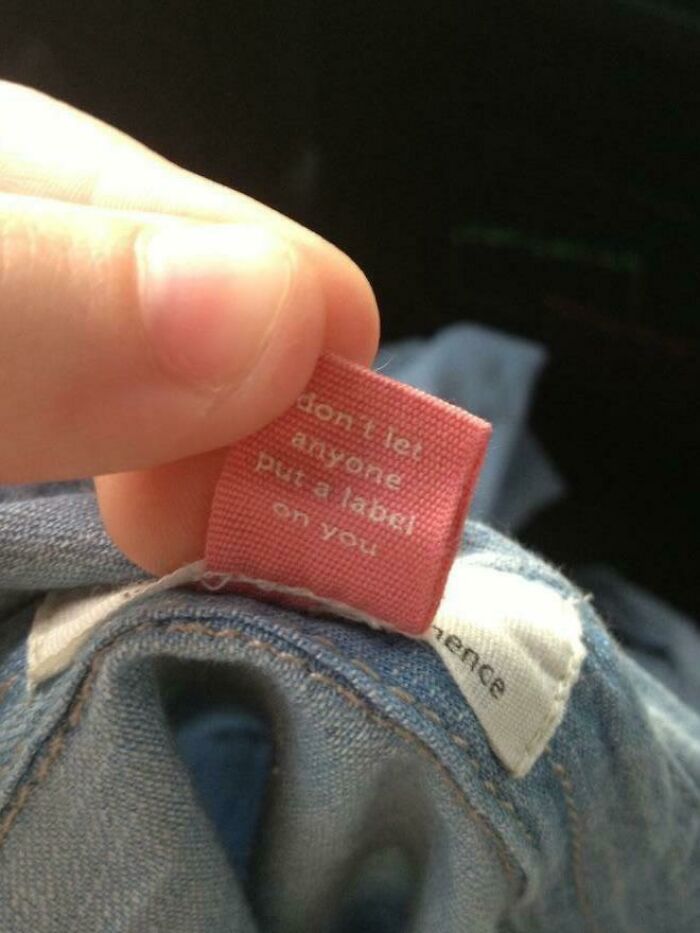 “Don’t Let Anyone Put A Label On You”