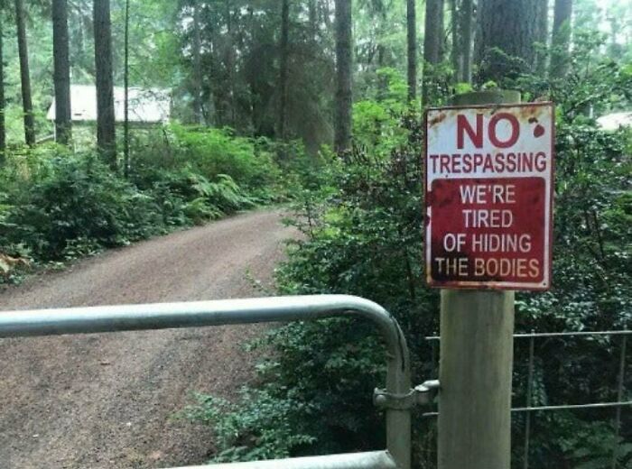 No Trespassing