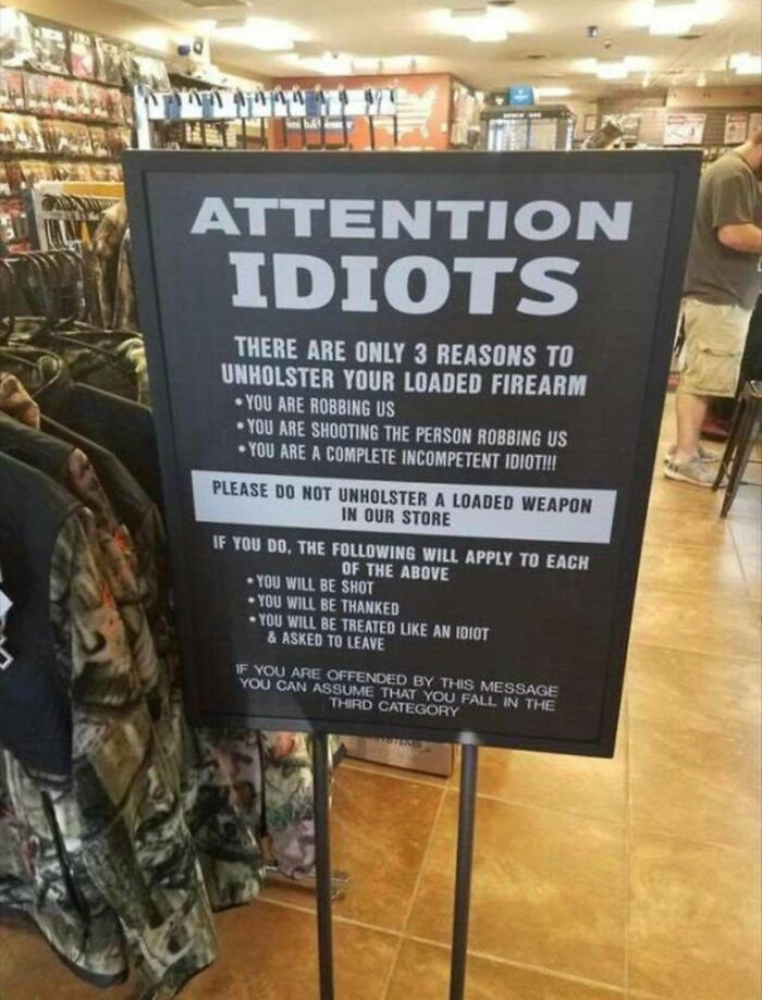 Don’t Be An Idiot