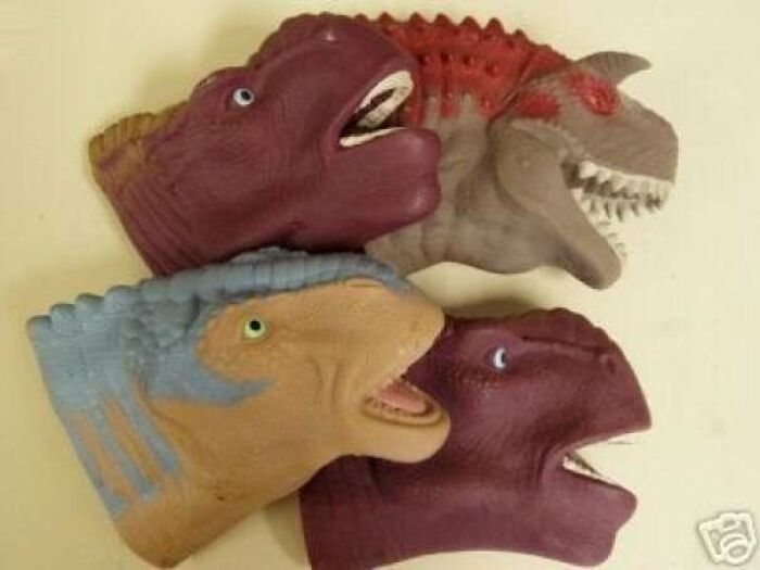 Dinosaur Hand Puppets From Mcdonald’s