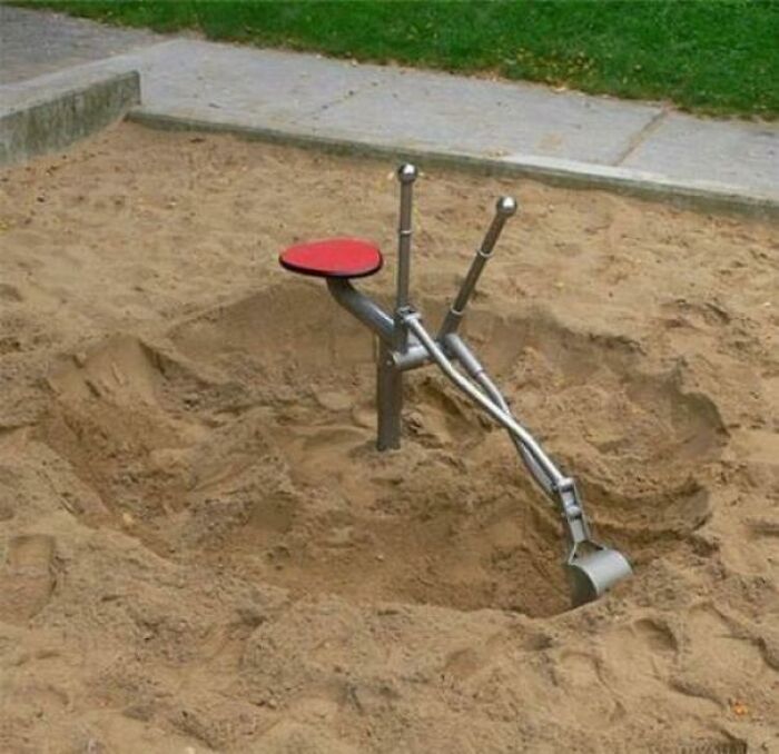 Throwback To The Times When You Could Happily Spend Hours Just Moving Piles Of Sand From One Place To Another