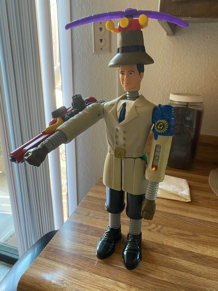 Remember When Mcdonald’s Happy Meal Toys Were Legit? The Battery Still Works In My Inspector Gadget Multi-Piece Toy 20 Years Later