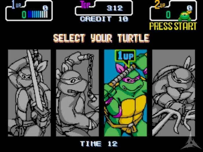Tmnt Select Screen