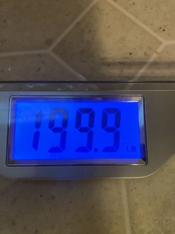 The First Number On My Scale Has Been A '2' For The Past 21 Years, But Not Today