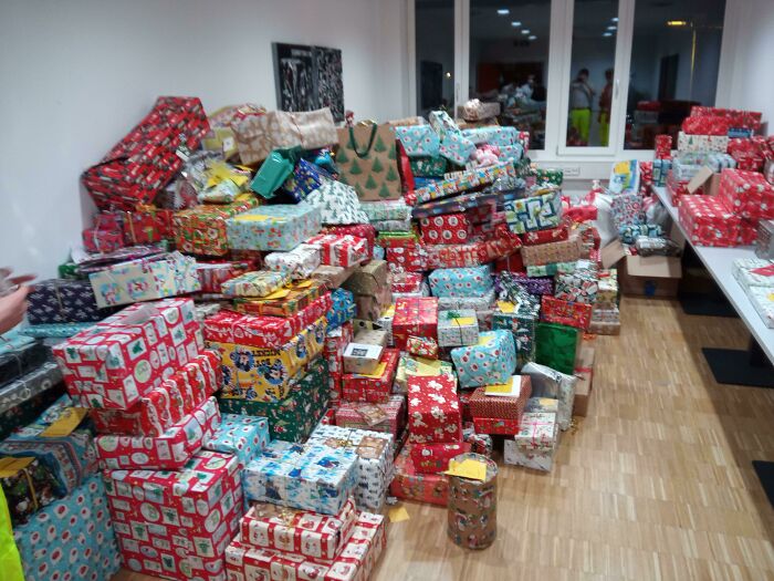 My First Responder Organisation Has A Christmas Event, Where People Can Send Gifts For Families Who Can't Afford Them. This Year We Received Over 1000 For My State Alone