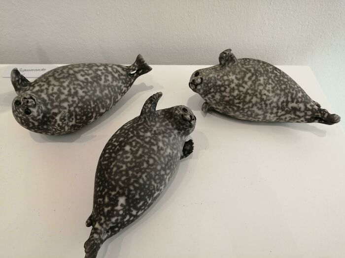 You Probably Didnt Know You Wanted A Chubby Ceramic Seal Sculpture By My Mom