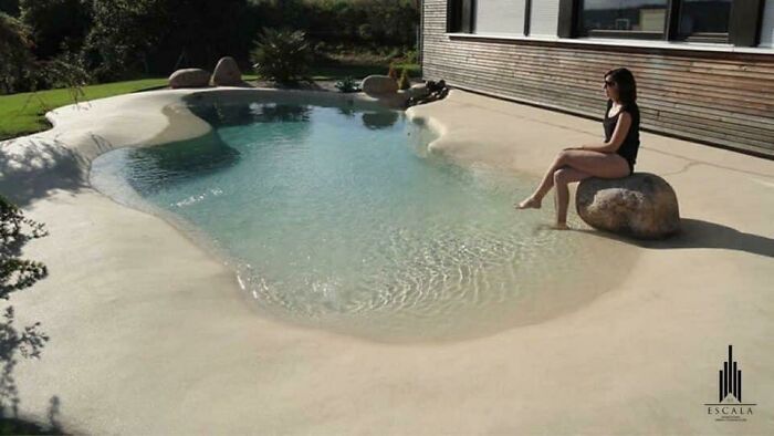 Backyard Beach Via Sand Pools