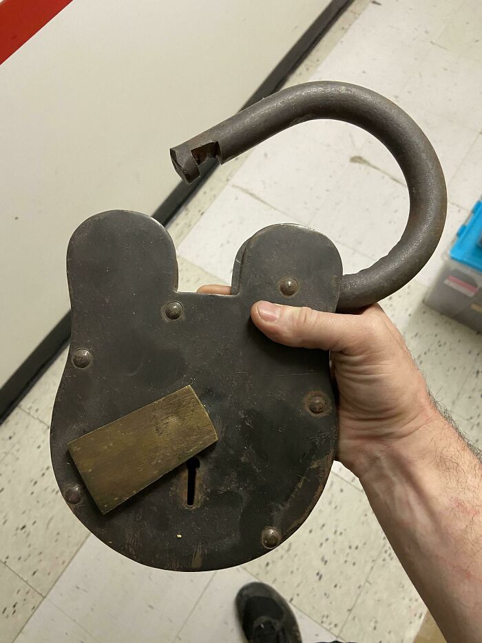 This Big Old Padlock I Found At Work