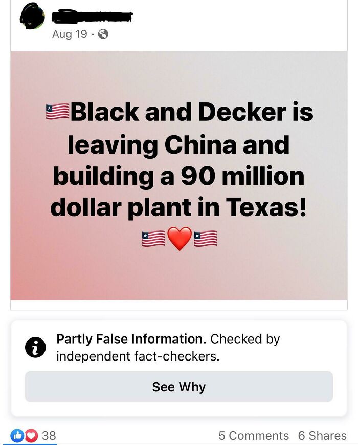 The Fact Check Alert Is The Cherry On Top.