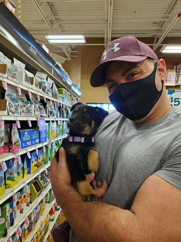 This Is Bonnie. She Is Happier To See The Food Aisle Than Just Recently Being Adopted