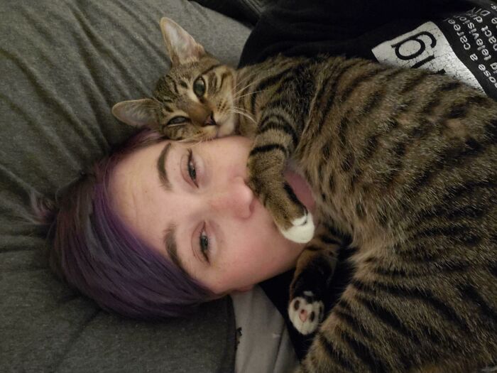 Just Adopted Marshmallow (Mush For Short) Today! I Think He'll Be Very Happy Here