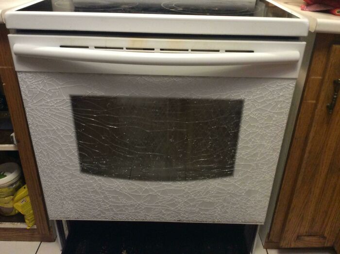 Wasn't On, Nobody Standing Near It, And My Oven Just Shattered. Just In Time For The Holidays