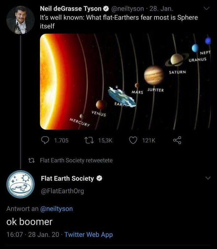 Saying “Ok Boomer” To A Distinguished Scientist Because You Can’t Actually Defend Yourself