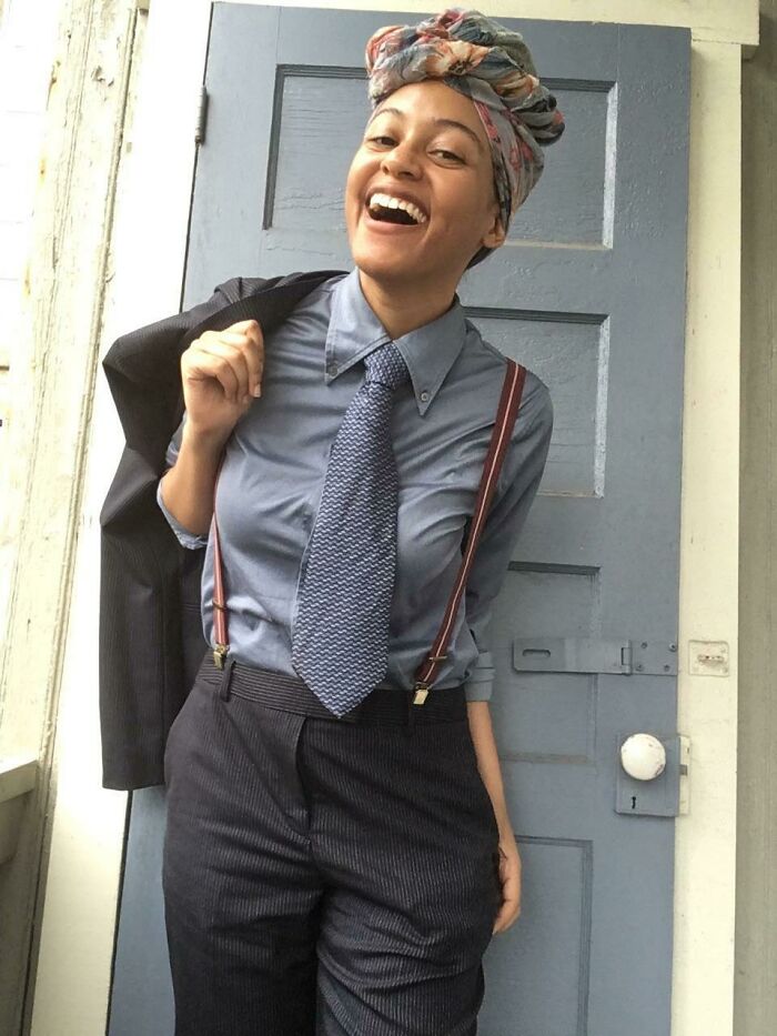 Brooks Brothers Suit, $10, Community Aid. Tie, $2, Salvation Army. Waited Til Some Nice Weather To Wear It